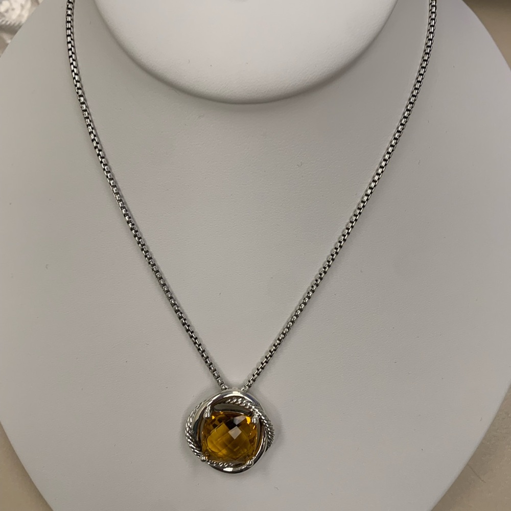 david yurman infinity citrin necklace 20 inch